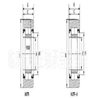 销售滚针滚轮轴承 NUTR1747