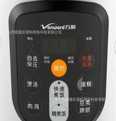 厂家直销 万和VYSC-601B 银色电压力锅 6L智能一锅双胆高压锅