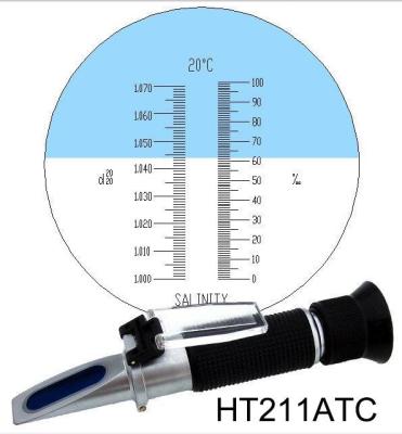 手持溫補(bǔ)光學(xué)鹽度計(jì)折射儀海水比重計(jì)