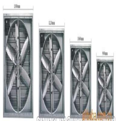 JS620mm镀锌板方形皮带式车间降温负压风机