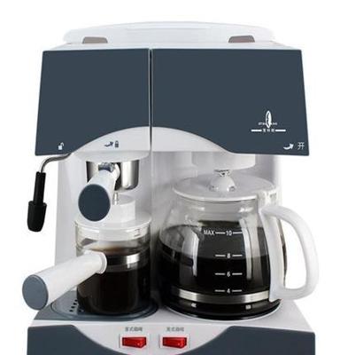 生产电热自动咖啡机美式意式压力壶 高压保温蒸汽打奶泡厂家批发