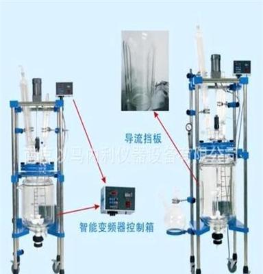 供应 玻璃反应釜 济南YMNL1-100L双层玻璃反应釜-化工反应设备