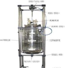 供应西安双层玻璃反应釜图片 北京玻璃反应釜 天津玻璃反应设备