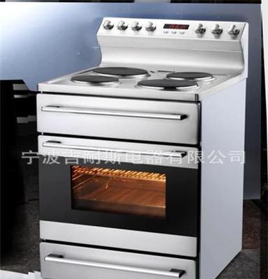 澳洲认证SAA 连体烤箱灶 硬炉头灶 电烤箱灶 一体灶 联体烤箱