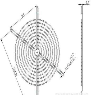 专业生产各种金属网罩、风机网罩、风扇网罩、PY150-10HC环保网罩