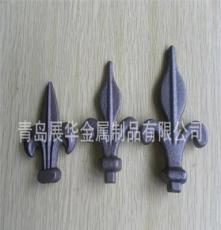 青岛厂家 供应小四菱 锻造铁艺枪尖 （13092）