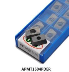 吉林APMT1604PDER专业加工NAK80 H13淬火高硬度数控刀片