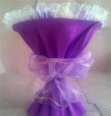 紫色泰迪熊花束卡通娃娃花束老婆生日礼物创意女生送闺蜜毕业礼物