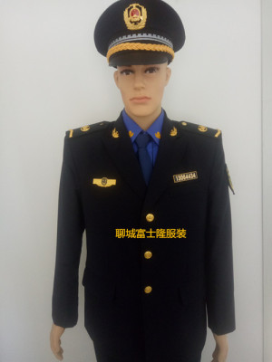 轻薄安全监察标志服 柔挺安全监察服装