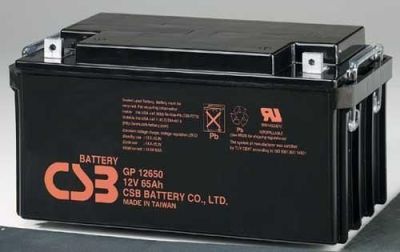 CSB蓄电池GP12650 12V65AH渠道价格