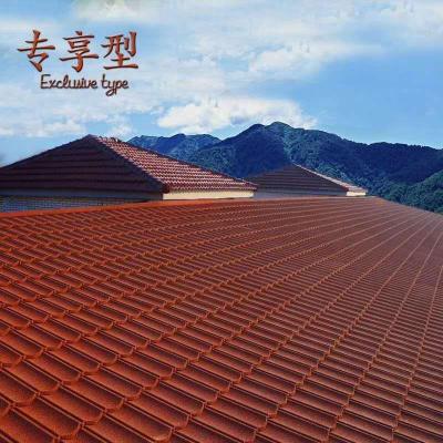 云南彩石金屬瓦新型屋面瓦鍍鋁鋅材質平改坡