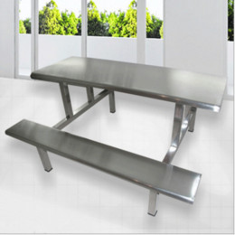 食堂不锈钢餐桌椅 不锈钢八人餐桌康胜直销