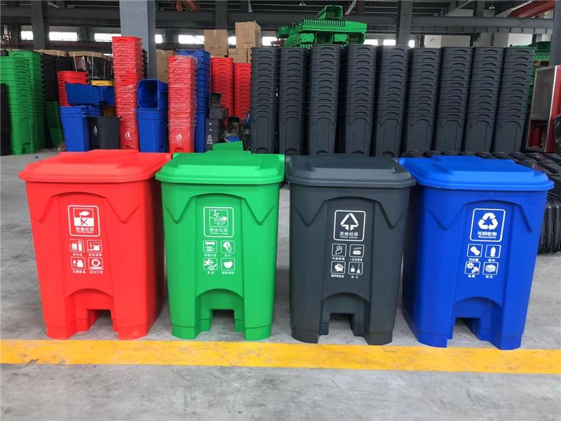 商洛四分类塑料垃圾桶240升厨余垃圾桶厂家