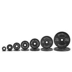 Durable cast iron barbell weight plate
