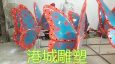 深圳仿真昆虫玻璃钢蝴蝶雕塑批发商直销价