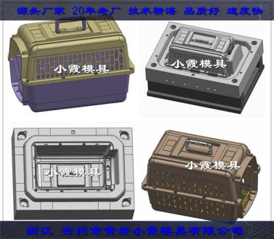 便携航空狗笼玩具塑料模具塑胶宠物托运箱模