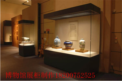 深圳博物館展柜定制 金屬展柜生產廠家