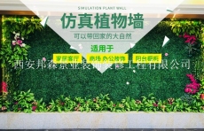 西安绿植墙 仿真植物墙 墙面绿化用仿真绿植