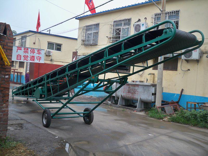 饲料上料装车传送带 粮仓装车输送机