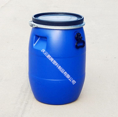 塑料桶厂家50L塑料桶50L铁箍法兰塑料桶