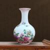 景德镇陶瓷器手绘梅花花瓶插花中式家居展示