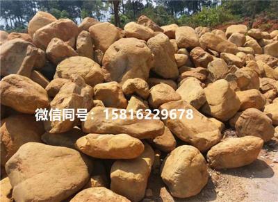广东黄蜡石 吨位独石观赏石 园林假山图片