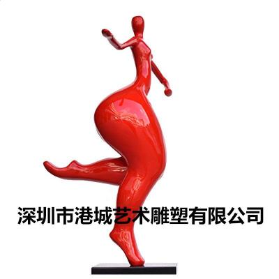 深圳玻璃钢抽象胖女人雕像个性化定制厂家