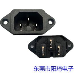 广东厂家直供带热态认证的电源品字插座