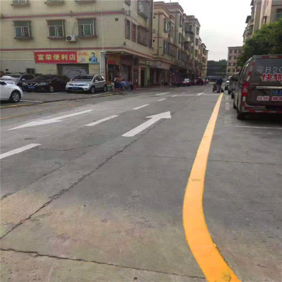 供应广州停车场车位道路热熔划线厂家