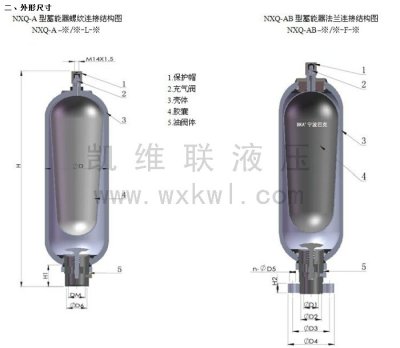 NXQAB-100/20-F-Y囊式蓄能器