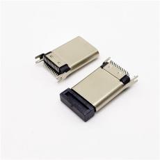 USB 3.1 TYPE-C公頭立式貼片SMT 超薄 膠塞