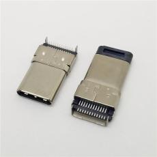 USB 3.1 TYPE C公頭沉板DIP  SMT24P 大電流