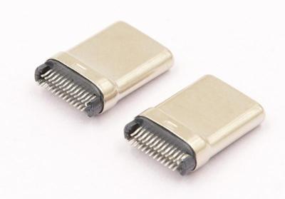 3.1连接器USB 3.1插头夹板式TYPE-C拉伸公头