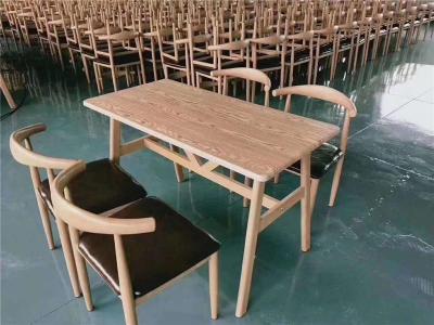 合肥不锈钢四人位餐桌椅木质餐桌椅厂家直销