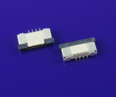 FFC連接器 0.5mm間距H2.0mm高立式貼片正腳
