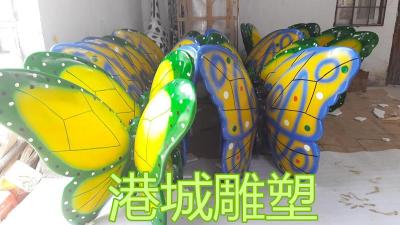 深圳工厂直销玻璃钢蝴蝶雕塑批发零售报价