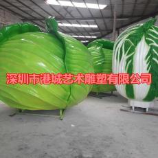 新农村建设大型玻璃钢包菜雕塑定制哪家好厂