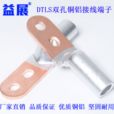 厂家供应铜铝电缆铜铝鼻-DTL2-50平方双孔铜
