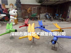 湖南乡村旅游玻璃钢蜻蜓雕塑运费及报价厂家