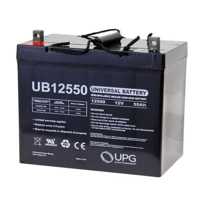 UB蓄电池UB1275012V75AH原厂正品应急电池