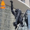 玻璃钢大猩猩仿真动物雕塑摆件 广州商场