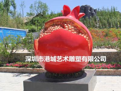 重庆玻璃钢石榴雕塑定制厂家-值的信赖