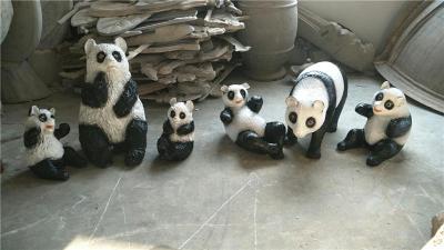 生物园仿真动物熊猫雕塑