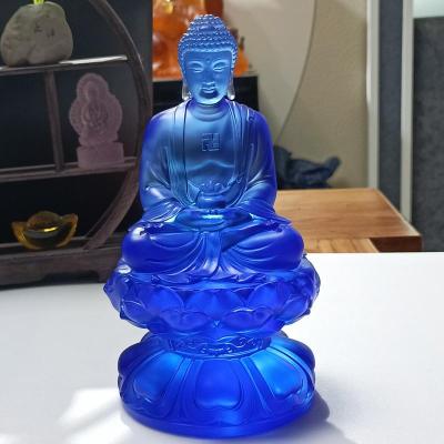 臺灣琉璃佛像定制 寺廟琉璃萬佛藥師佛廠家