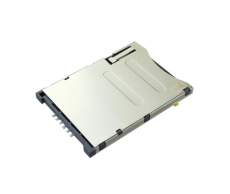 SIM卡座6P无侦测开关连接器1.8H电子元器件