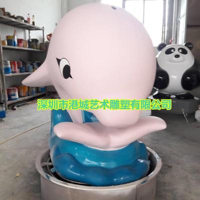 免费咨询-深圳玻璃钢海豚卡通雕塑零售价格