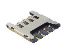 MICRO SIM卡座8P1.5H直插式SIM卡槽连接器