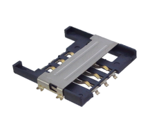 SIM卡座 6PIN1.9H外焊式电子元器件批发