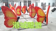 达州仿真昆虫蝴蝶玻璃钢雕塑批发价格厂家