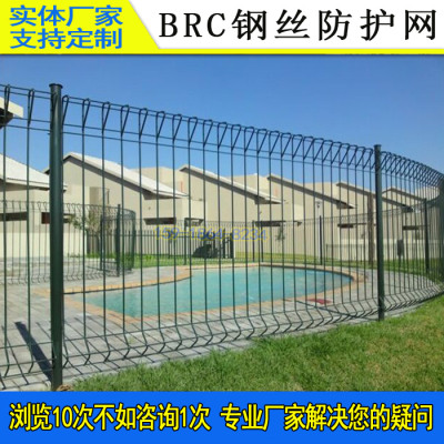 韩式工厂围栏网 深圳学校钢围墙 公园围网